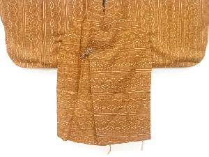 横段に抽象模様和装コート